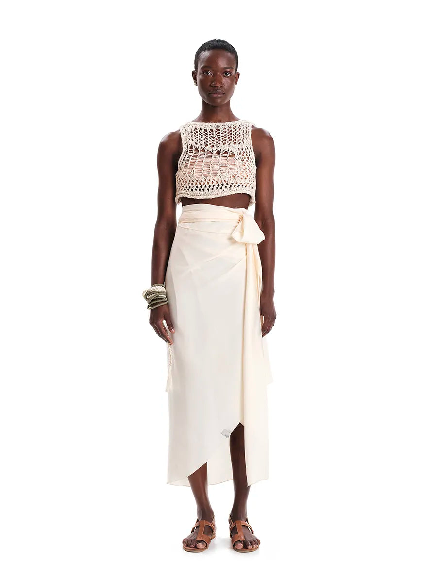 Nature Textures Crop Top