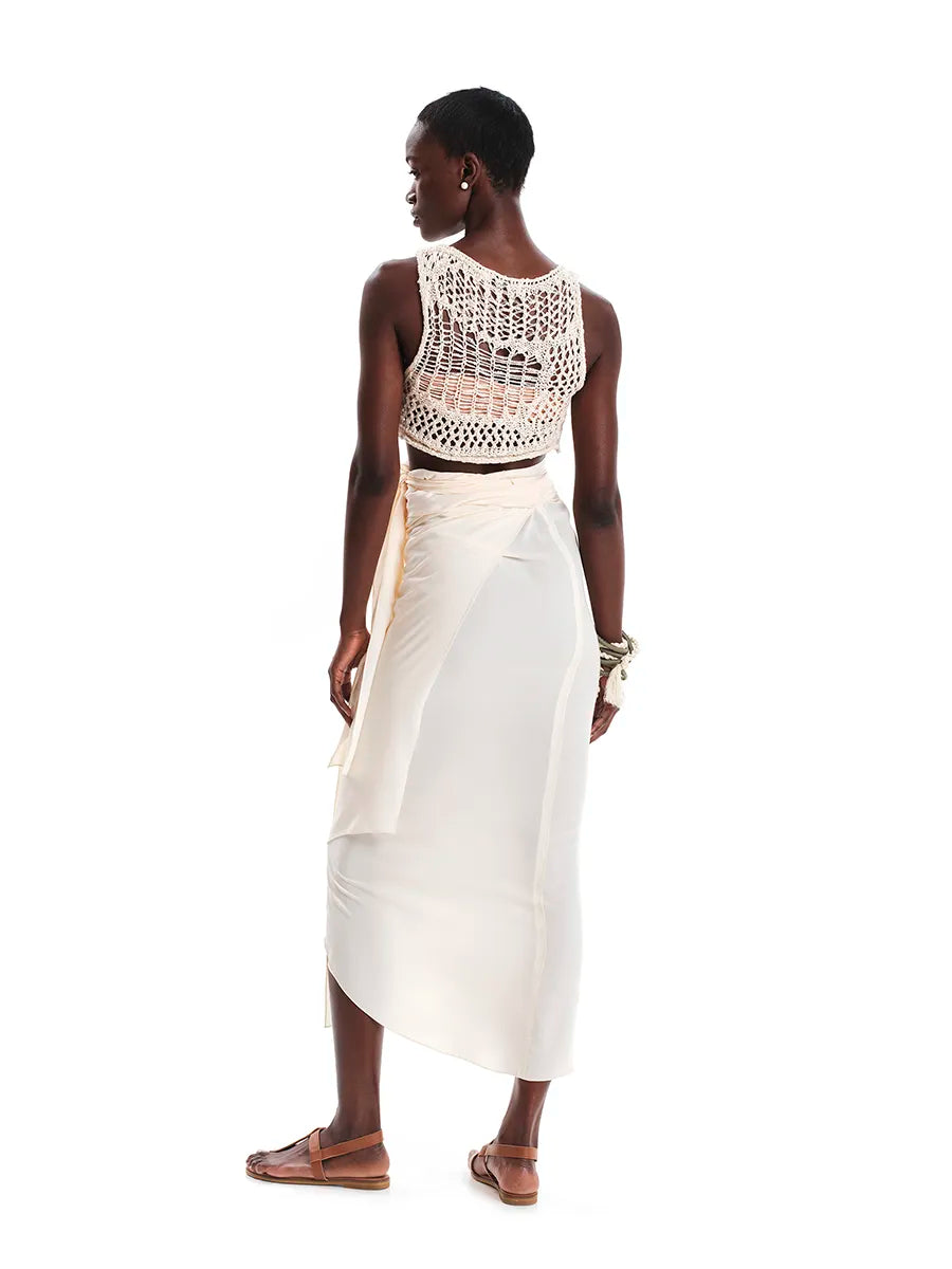 Nature Textures Crop Top