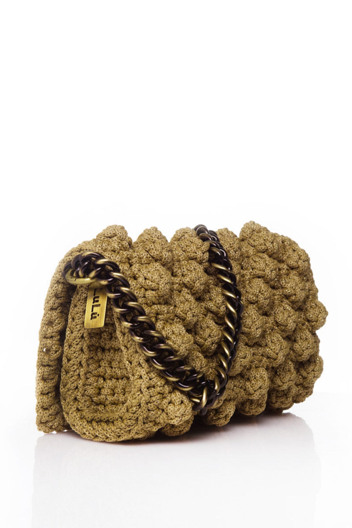 Lulu crochet bubbles clutch