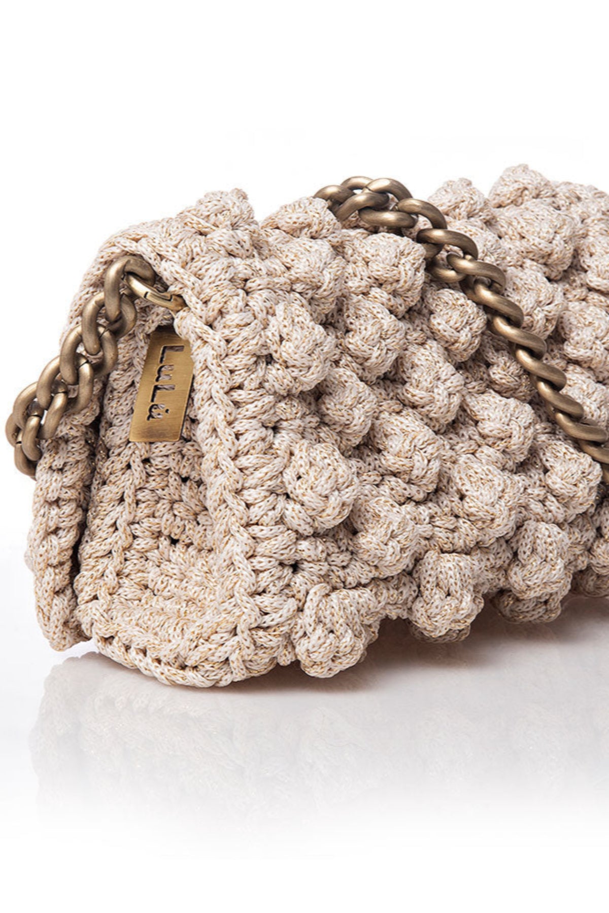 Lulu crochet bubbles clutch