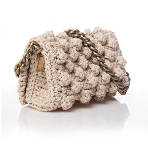 Lulu crochet bubbles clutch