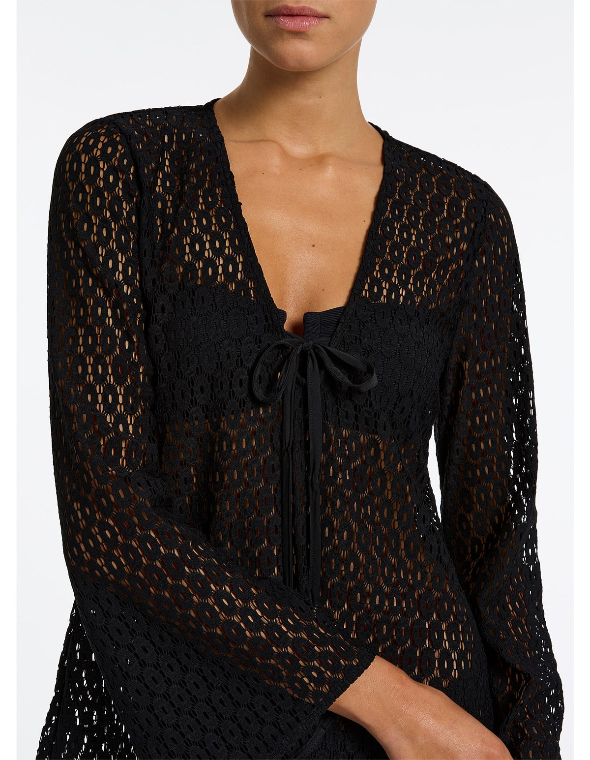 Jetset Stretch Lace Kaftan