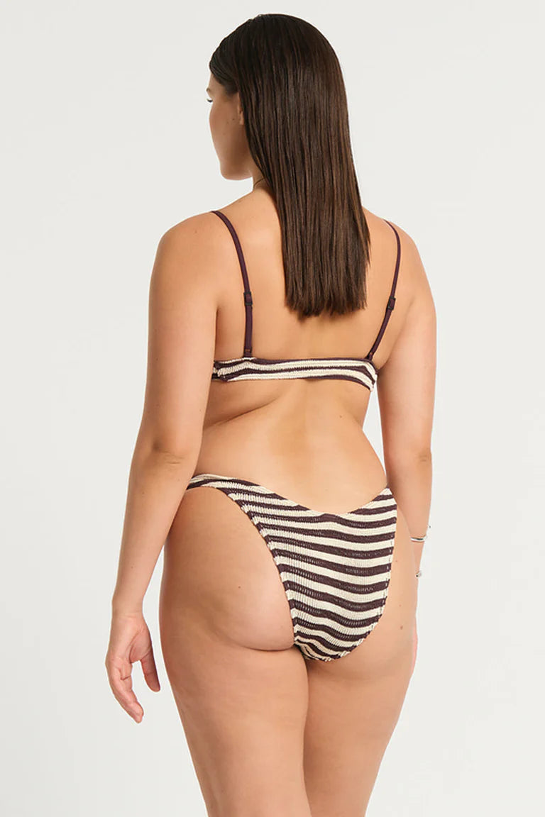 Ring Lisso Crop - Sable Dot Stripe - 2 Piece