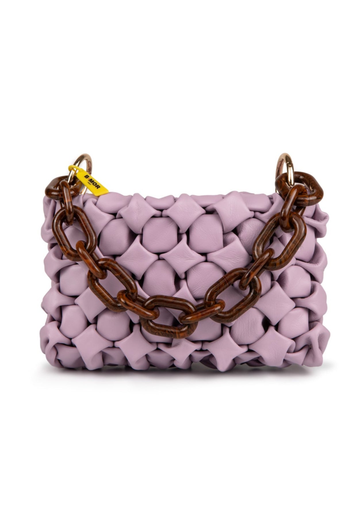 BMor Curly Leather Bag - Lilac