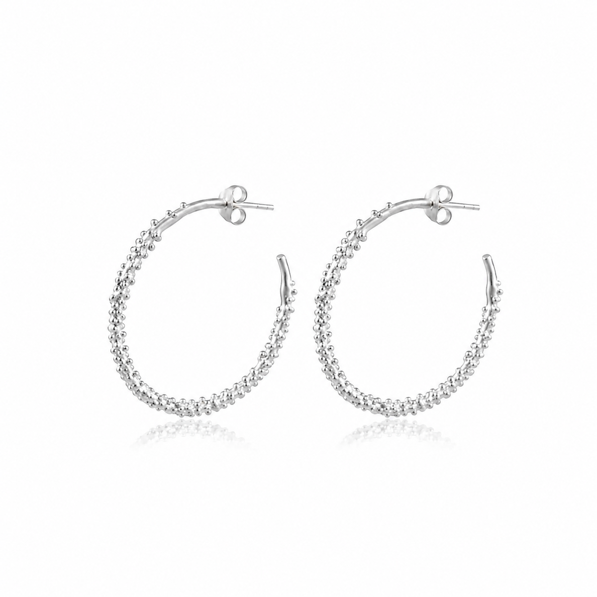 SER4493 - Rawa Studded Sterling Silver Earring