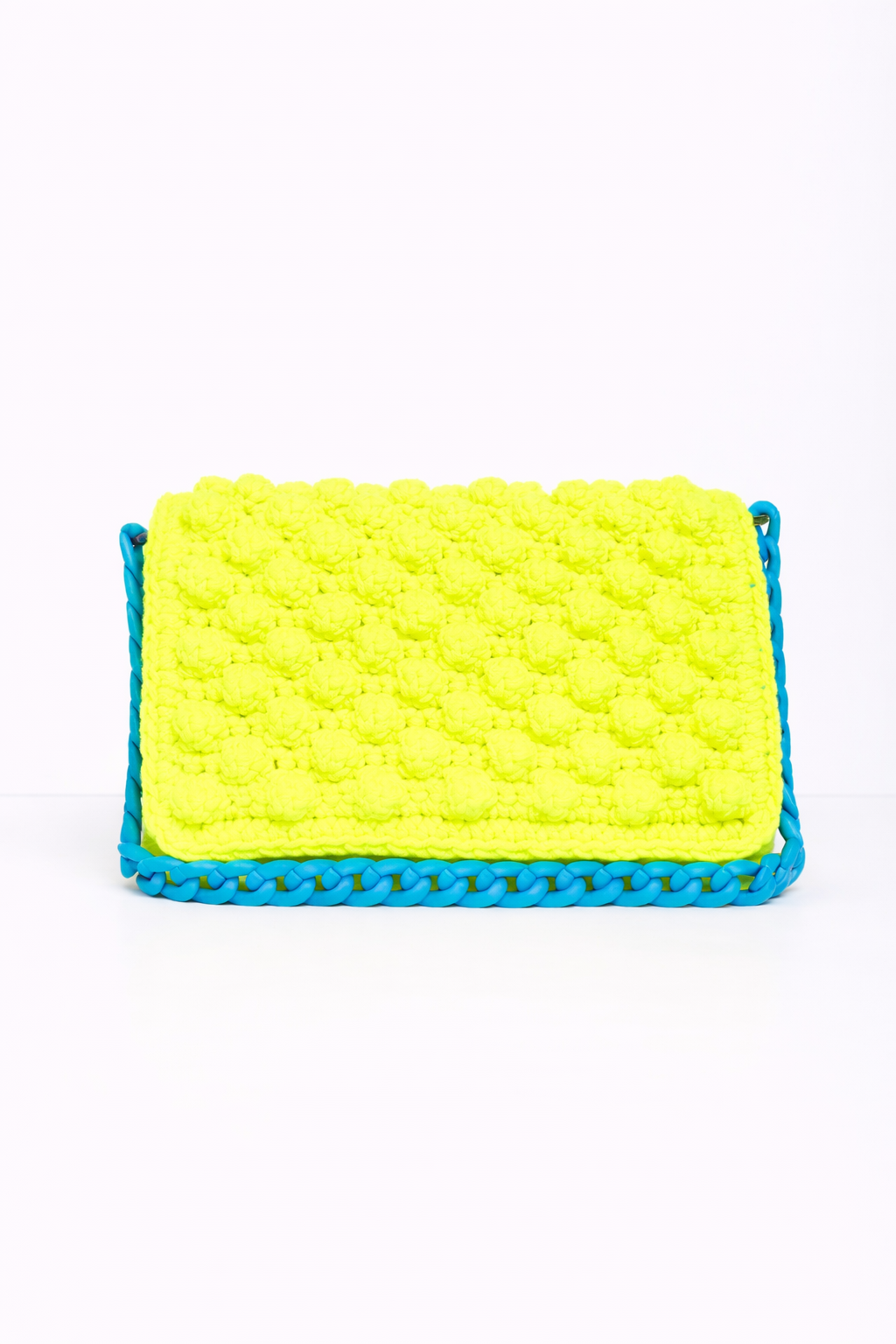 Lulu crochet bubbles Small - Yellow/Blue