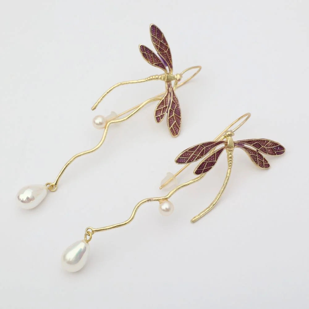 Buzz Brass Handmade Earrings