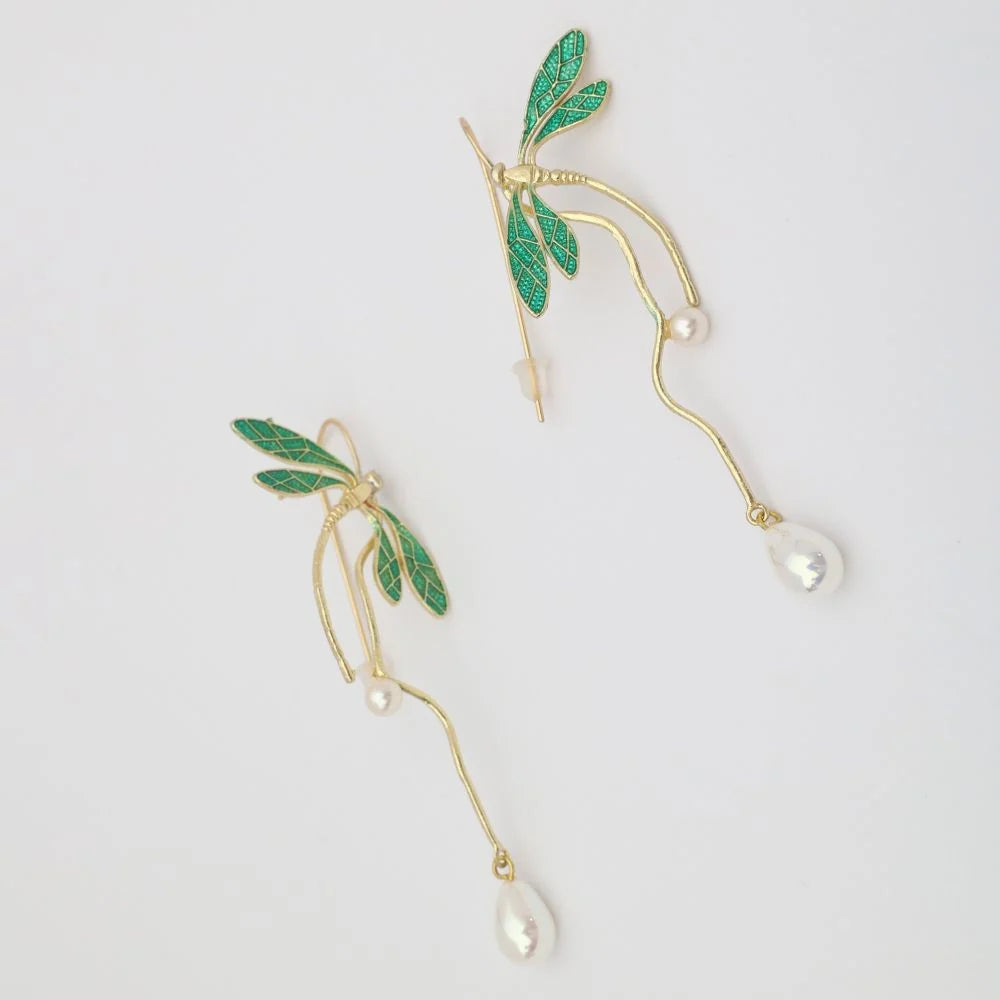 Buzz Brass Handmade Earrings