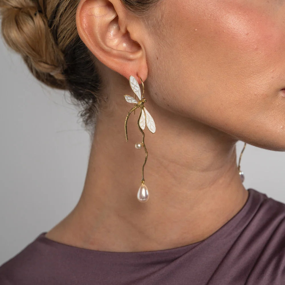 Buzz Brass Handmade Earrings