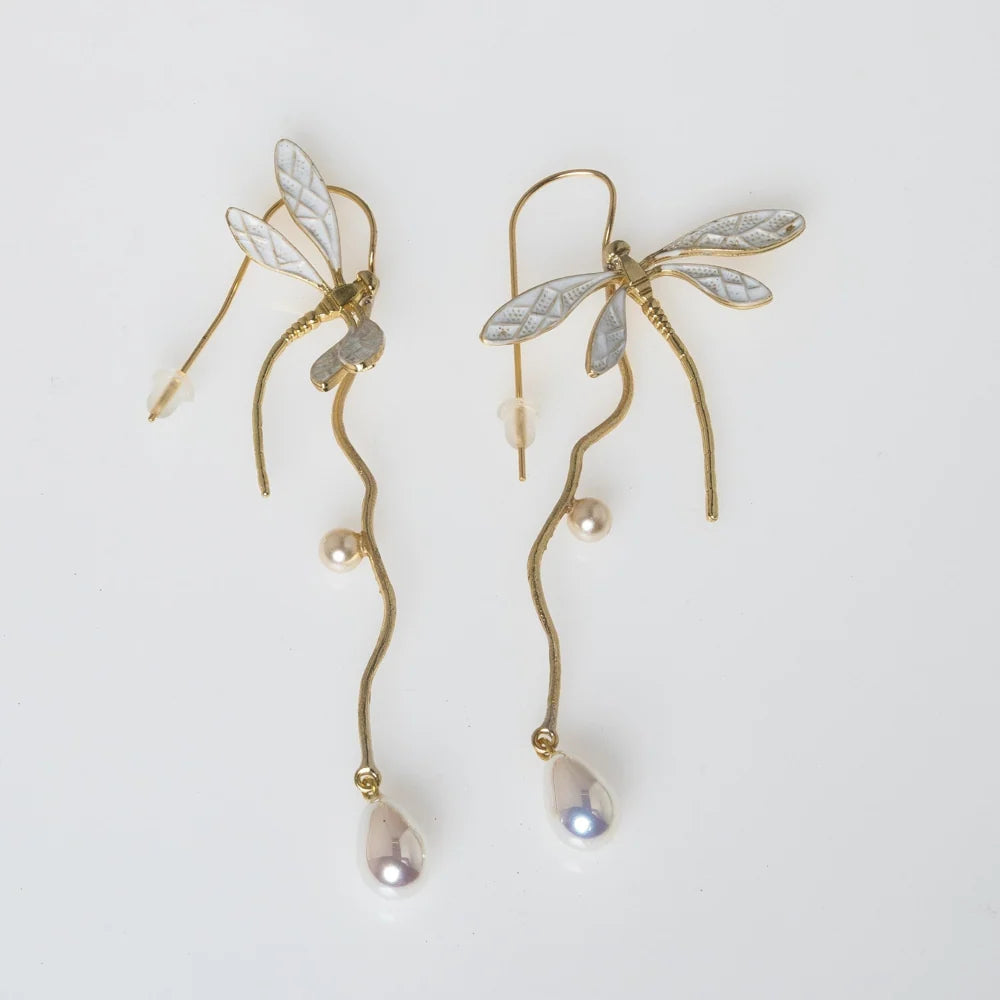 Buzz Brass Handmade Earrings