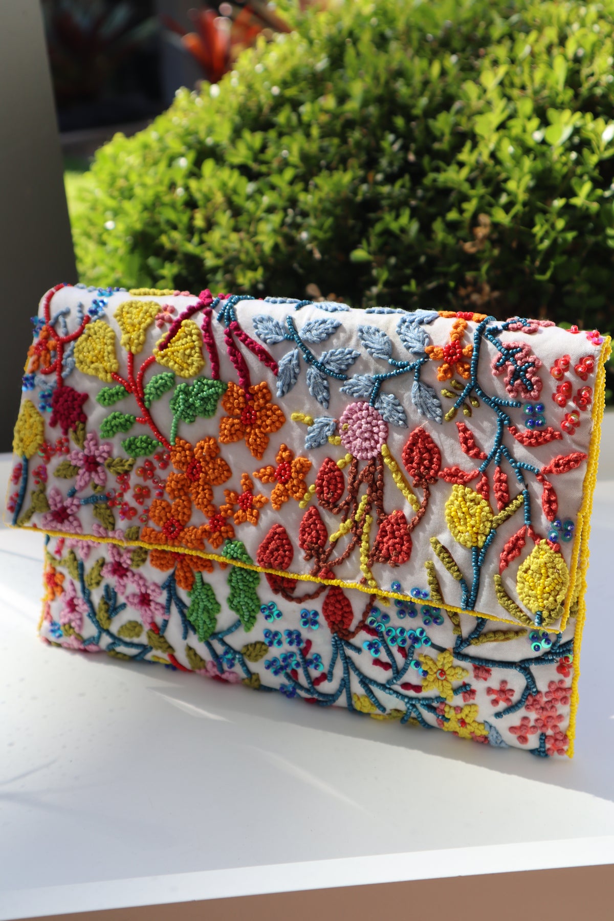 Embroidered Handmade Clutches - Summer