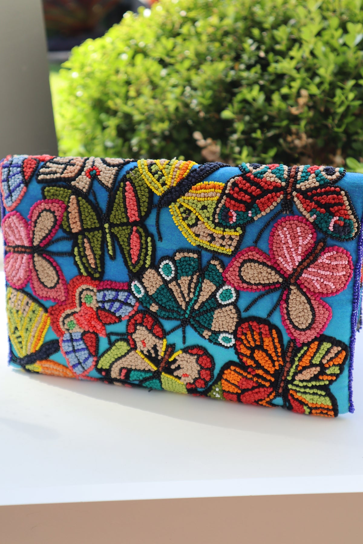 Embroidered Handmade Clutches - Butterfly