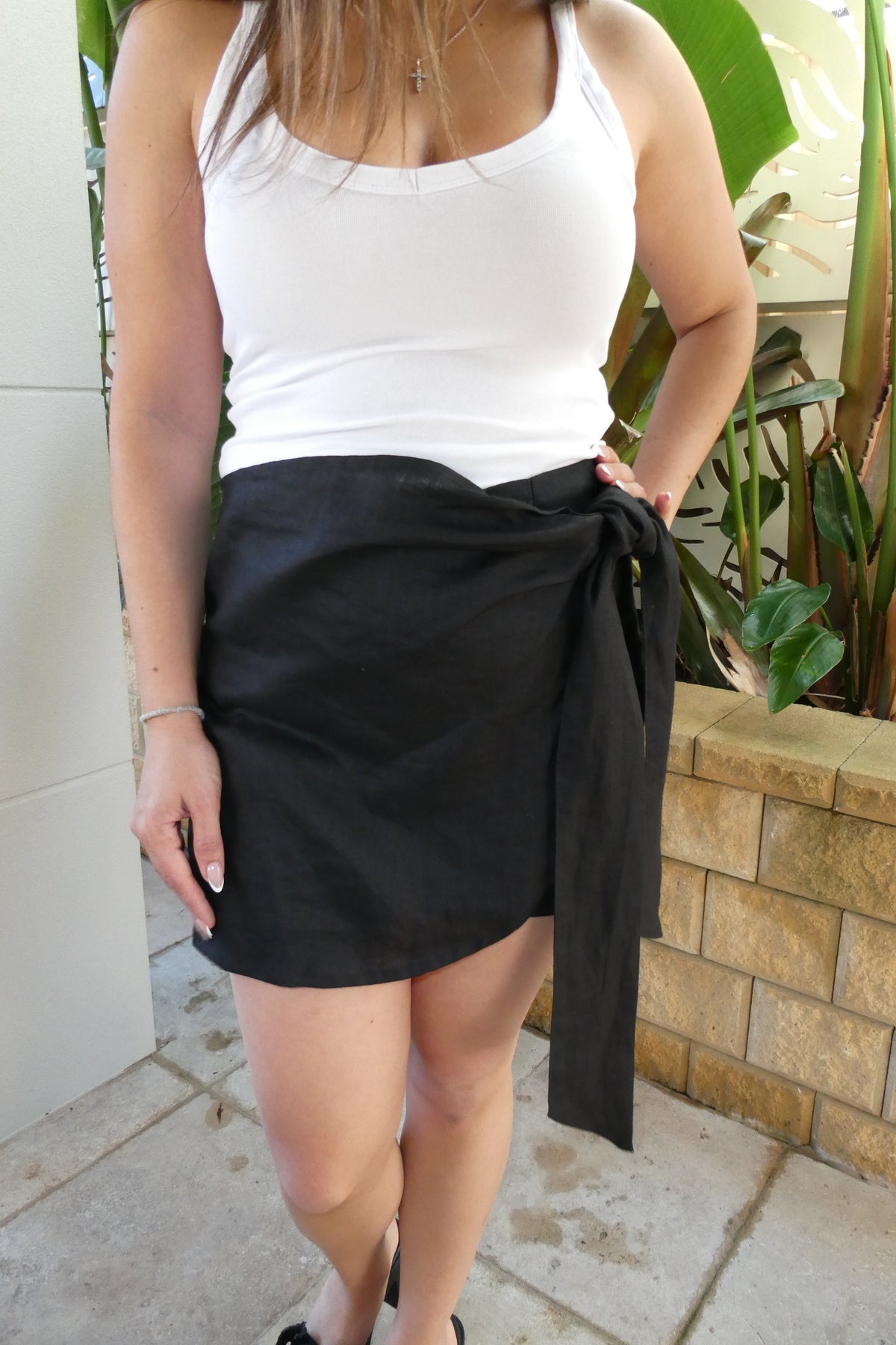 Ashley Linen Skort