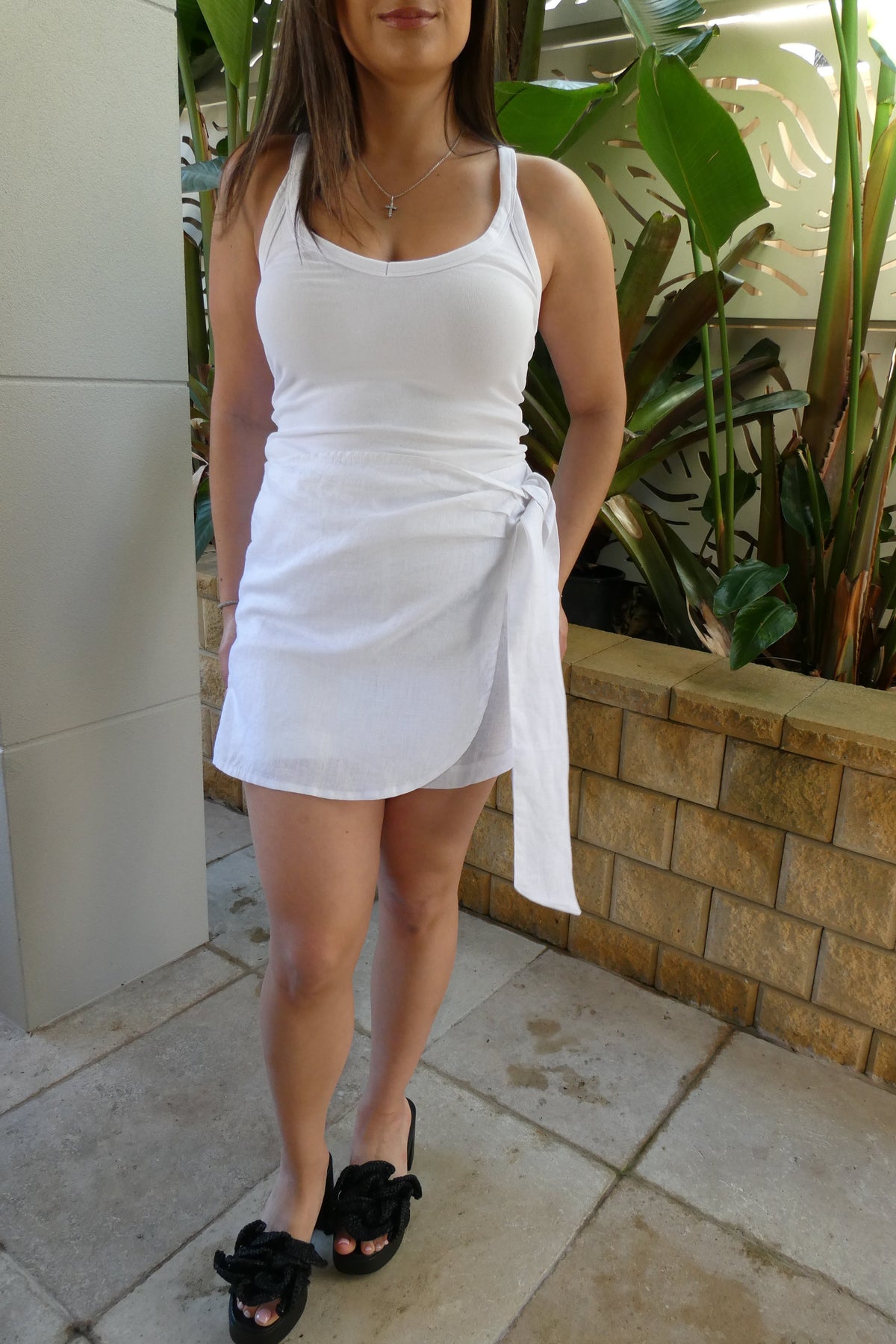 Ashley Linen Skort