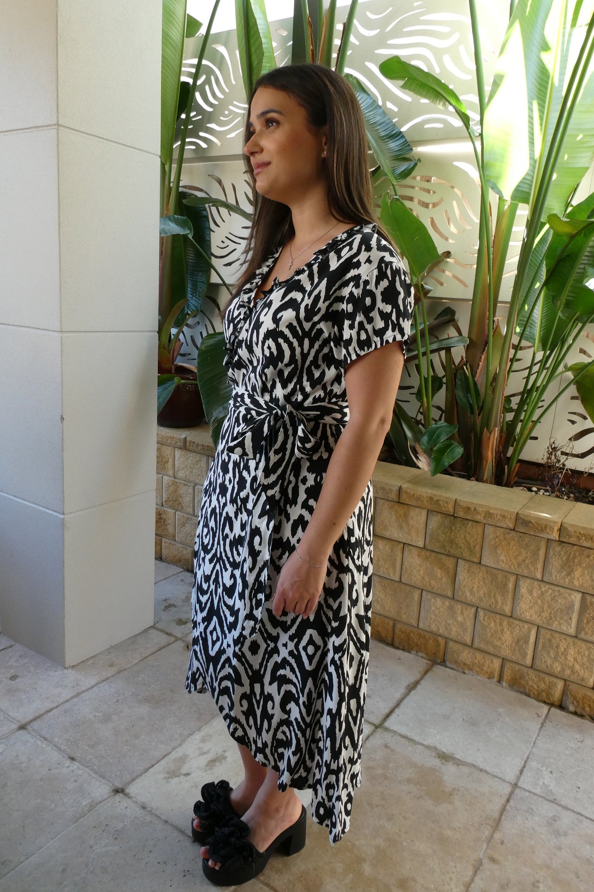 Cassidy Long Wrap Dress