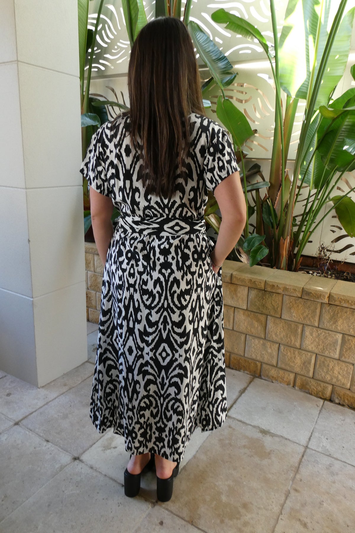 Cassidy Long Wrap Dress