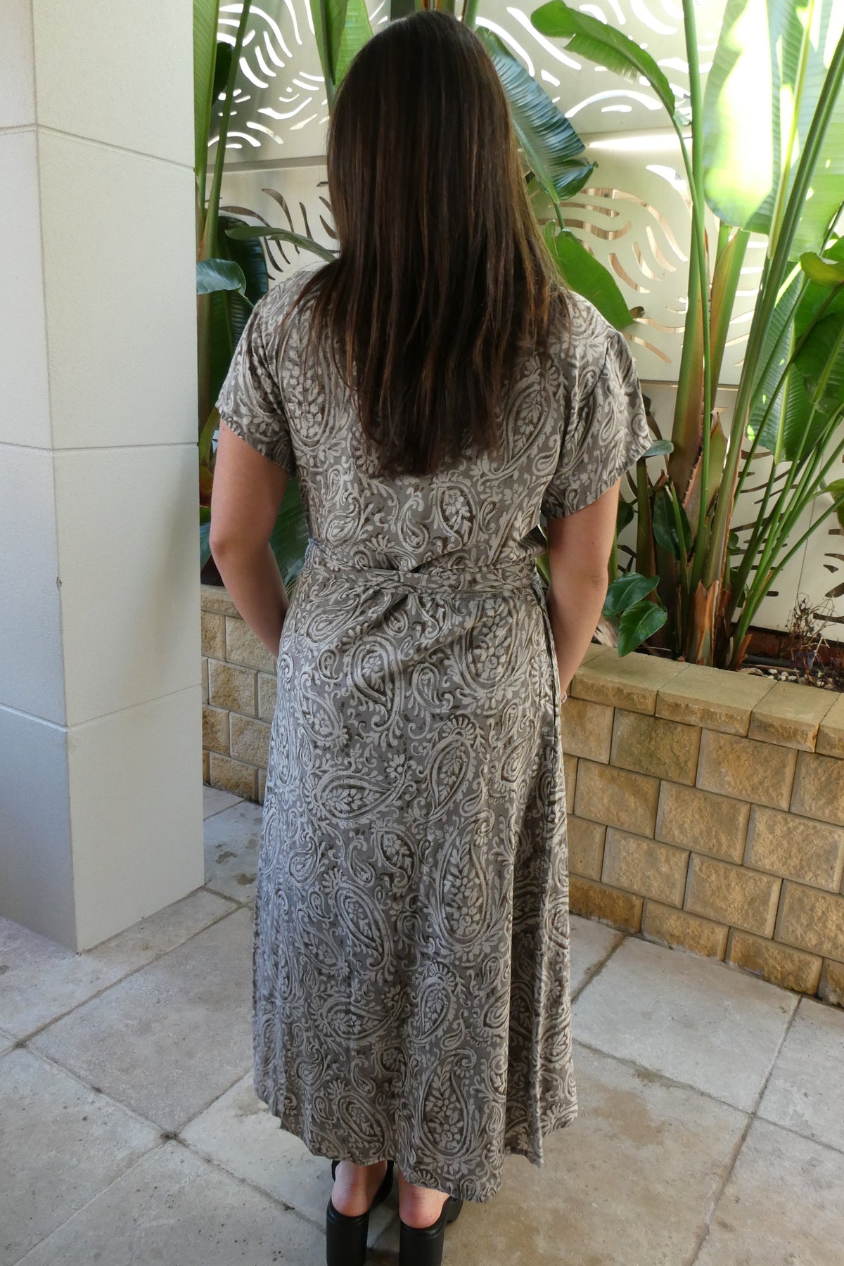 Cassidy Long Wrap Dress