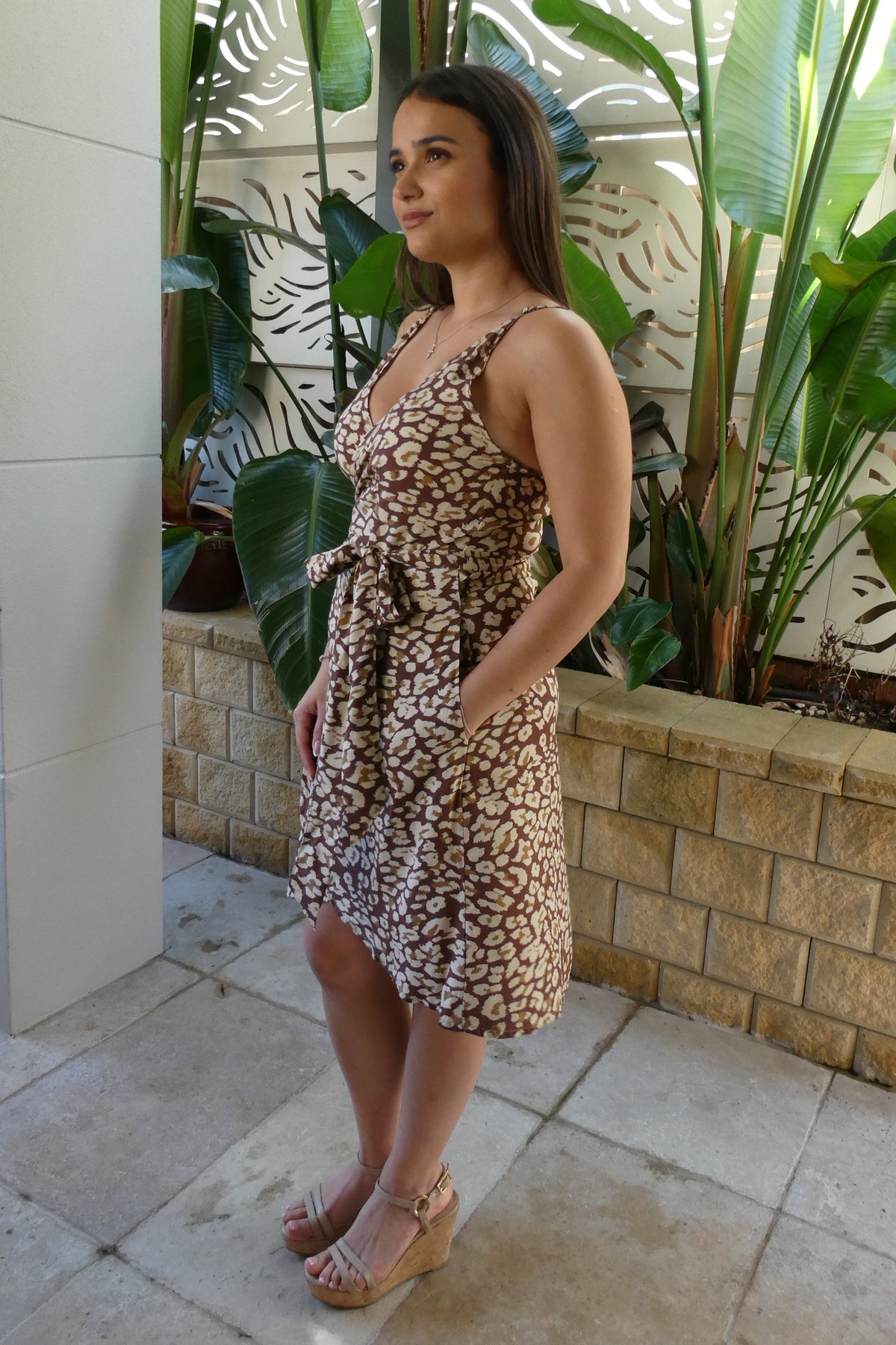 Paris Short Wrap Dress