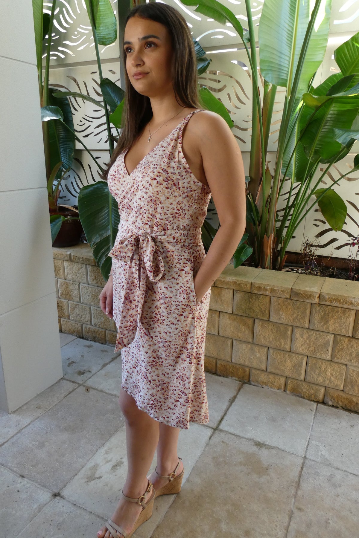 Paris Short Wrap Dress