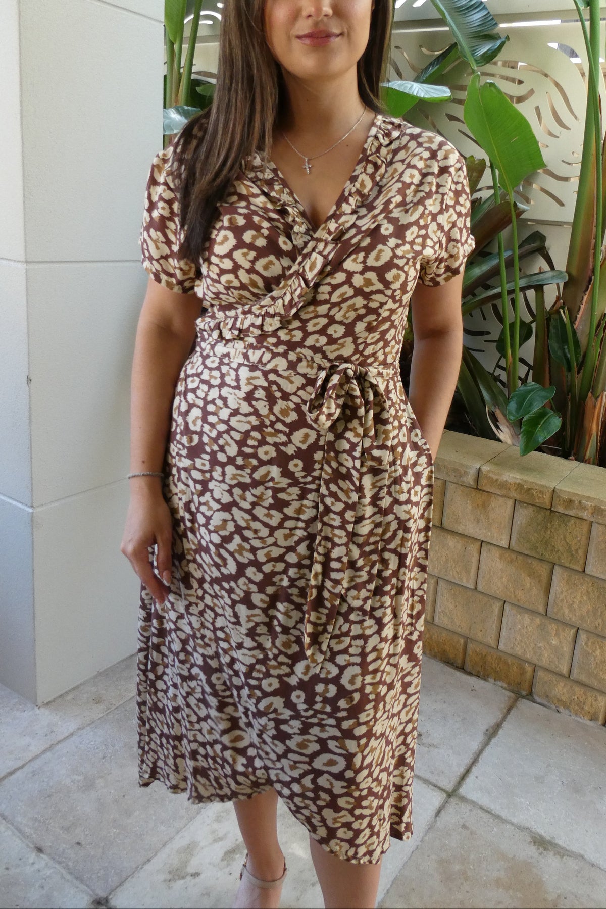 Cassidy Long Wrap Dress