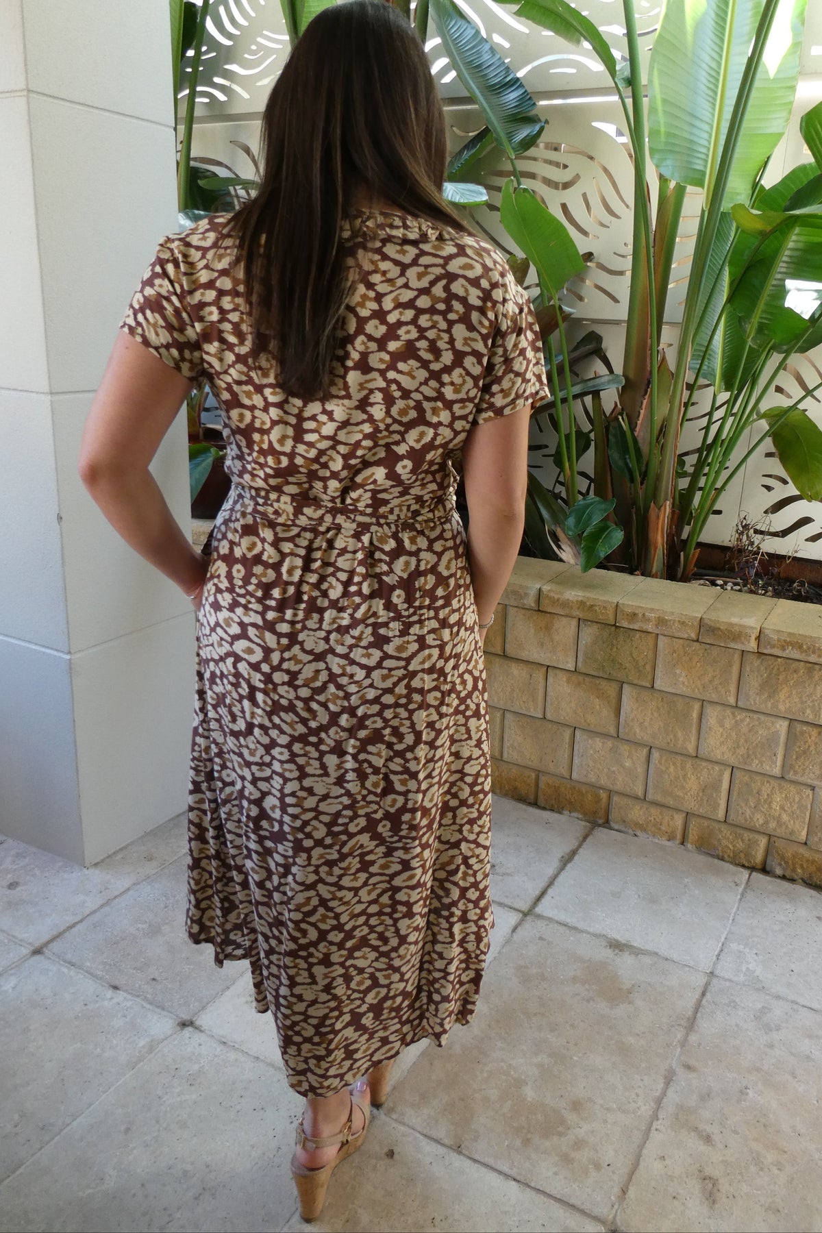 Cassidy Long Wrap Dress