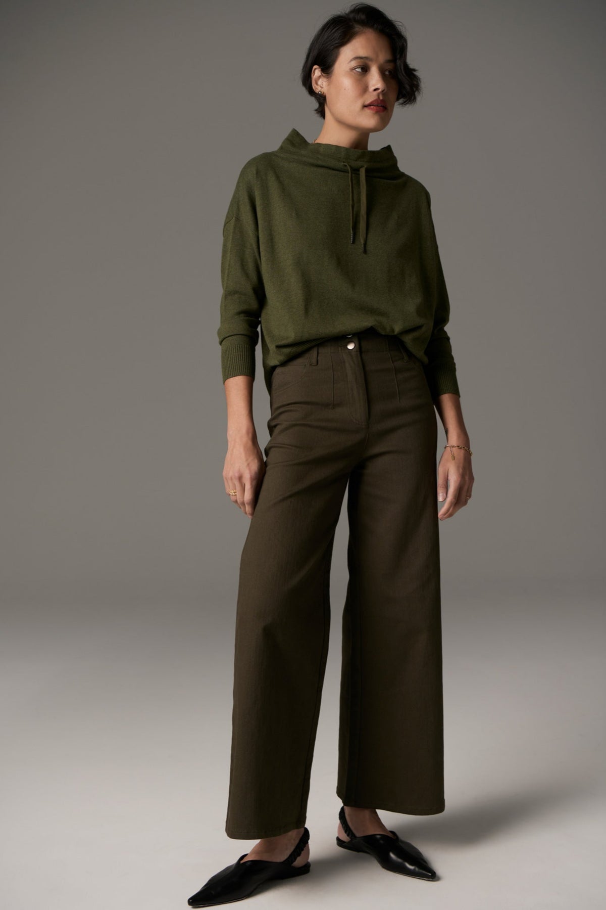 Beech Drawcord Knit