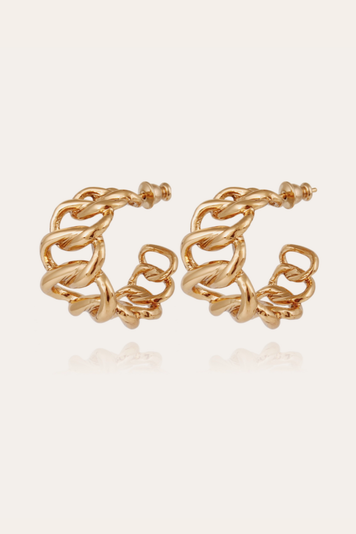 Bronx Hoop Earrings - Gold