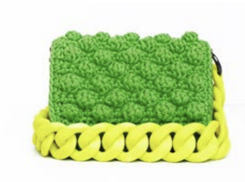 Lulu crochet bubbles XSmall Green