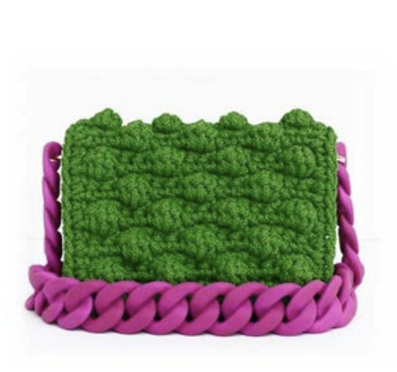 Lulu crochet bubbles Small - Brazillian Green