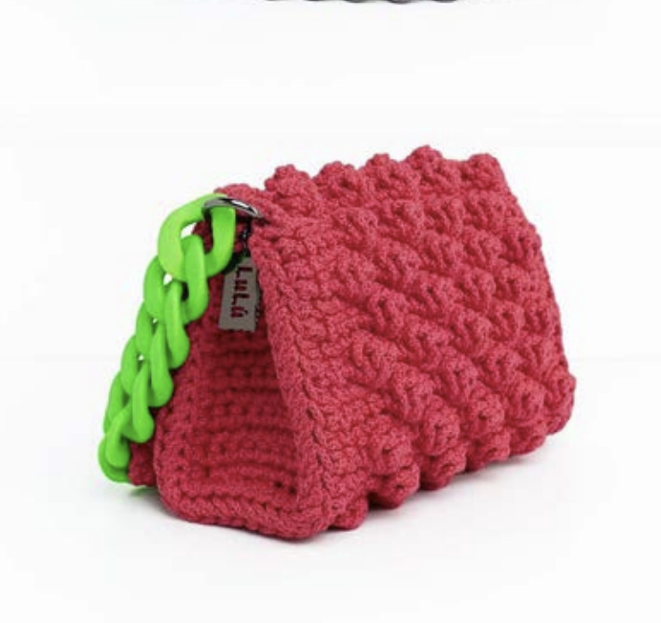 Lulu crochet bubbles Small - Cherry
