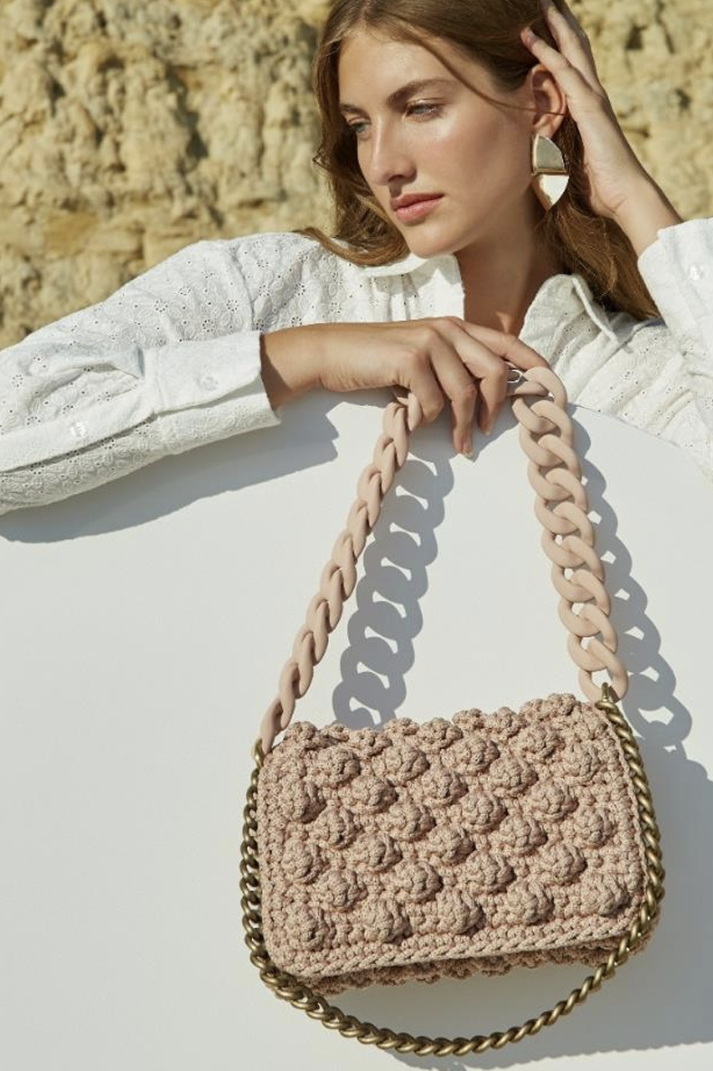 Lulu crochet bubbles Medium  - Nude