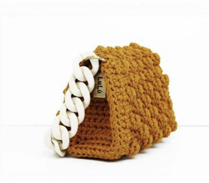 Lulu crochet bubbles Small Ochre