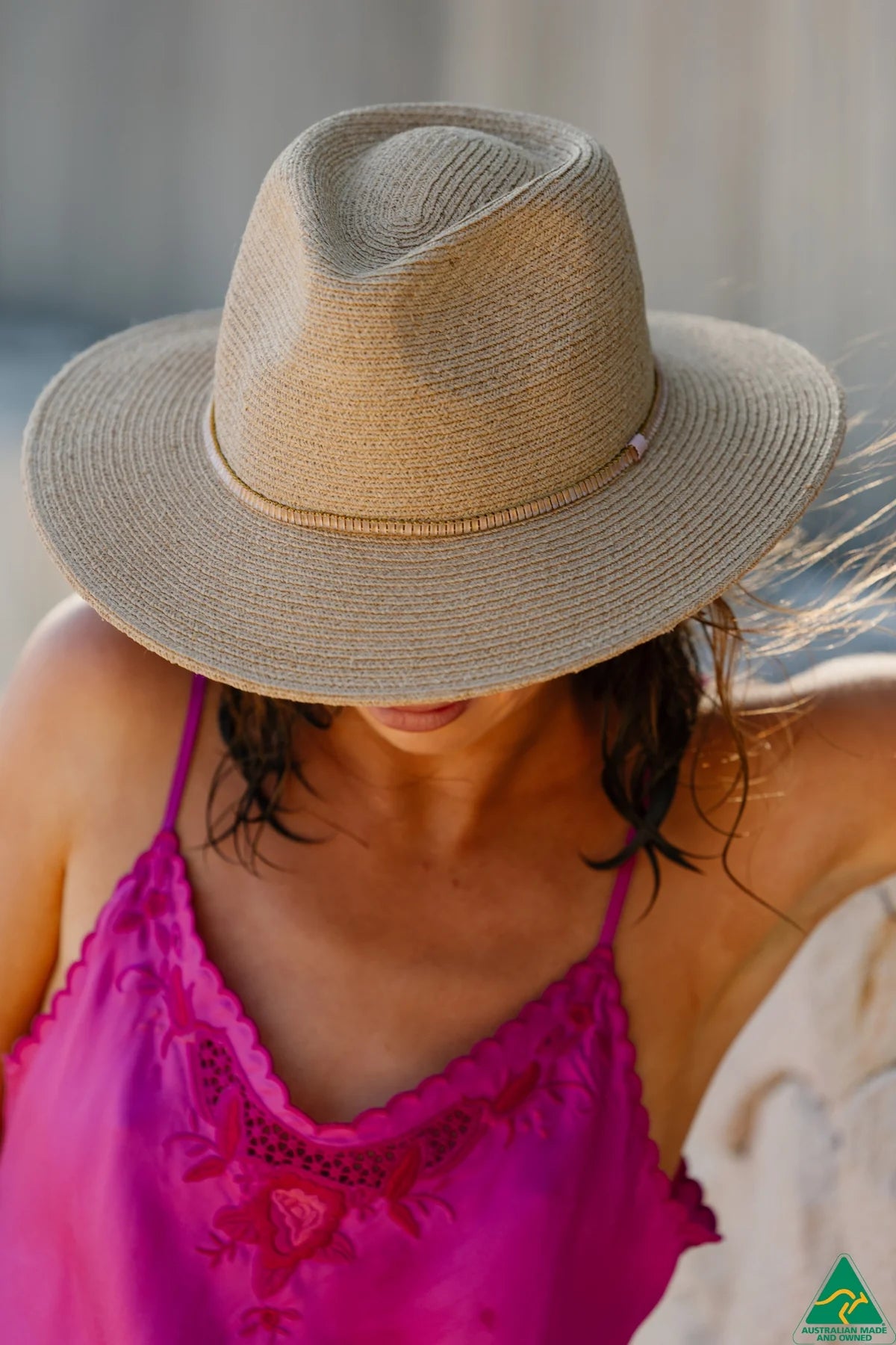 Camille Raffia Braid Fedora