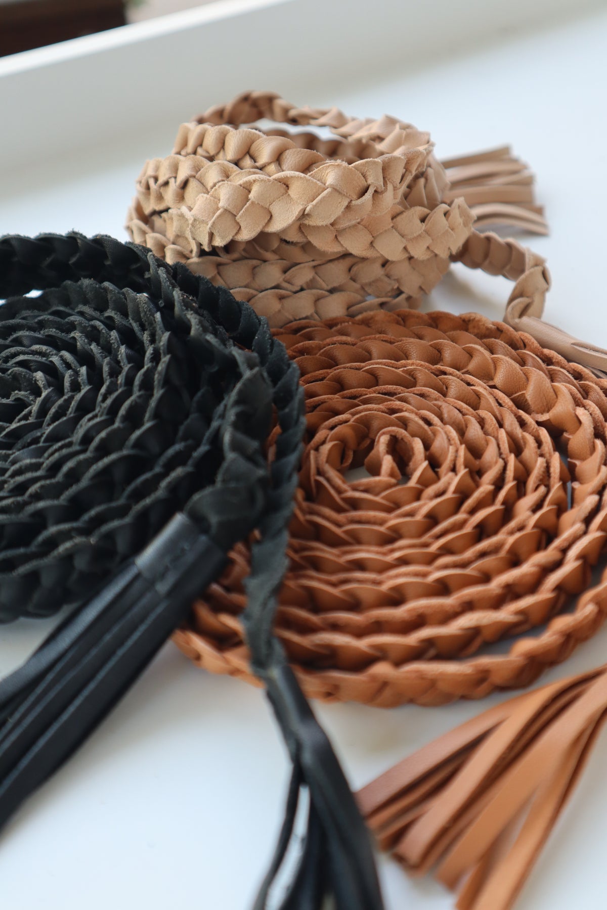 Thin Braided Belt