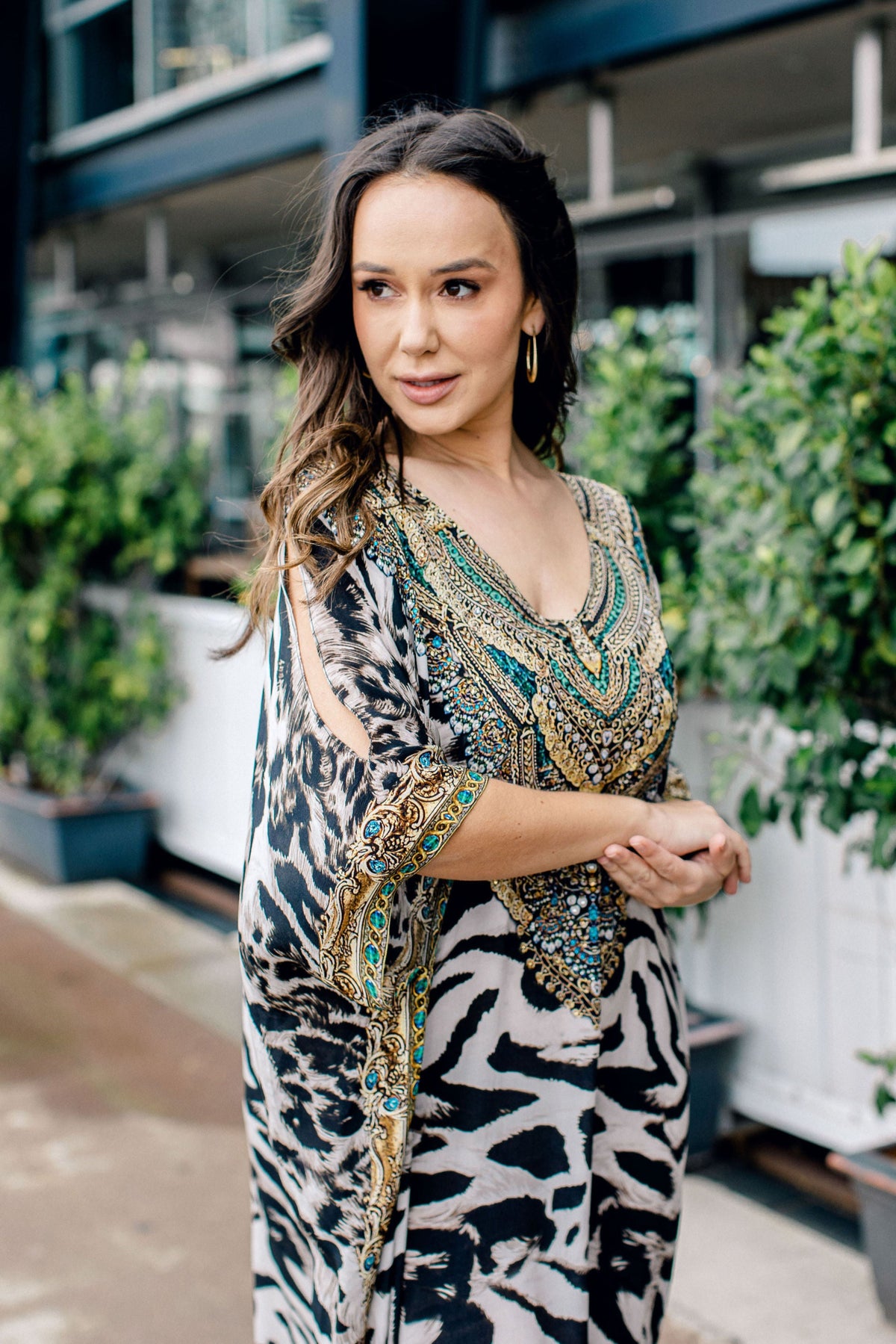 Wild Jewel Short Kaftan