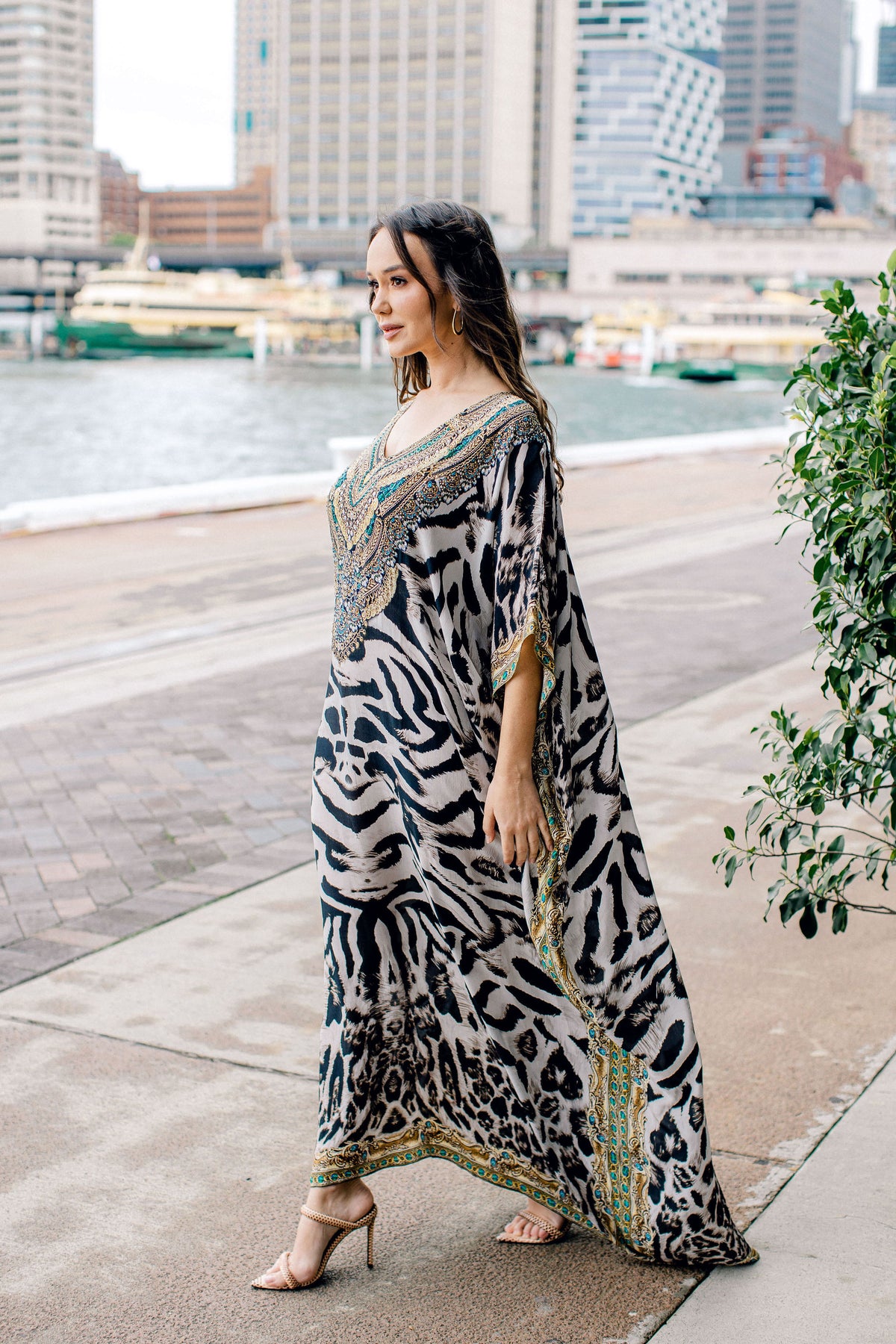 Wild Jewel Short Kaftan