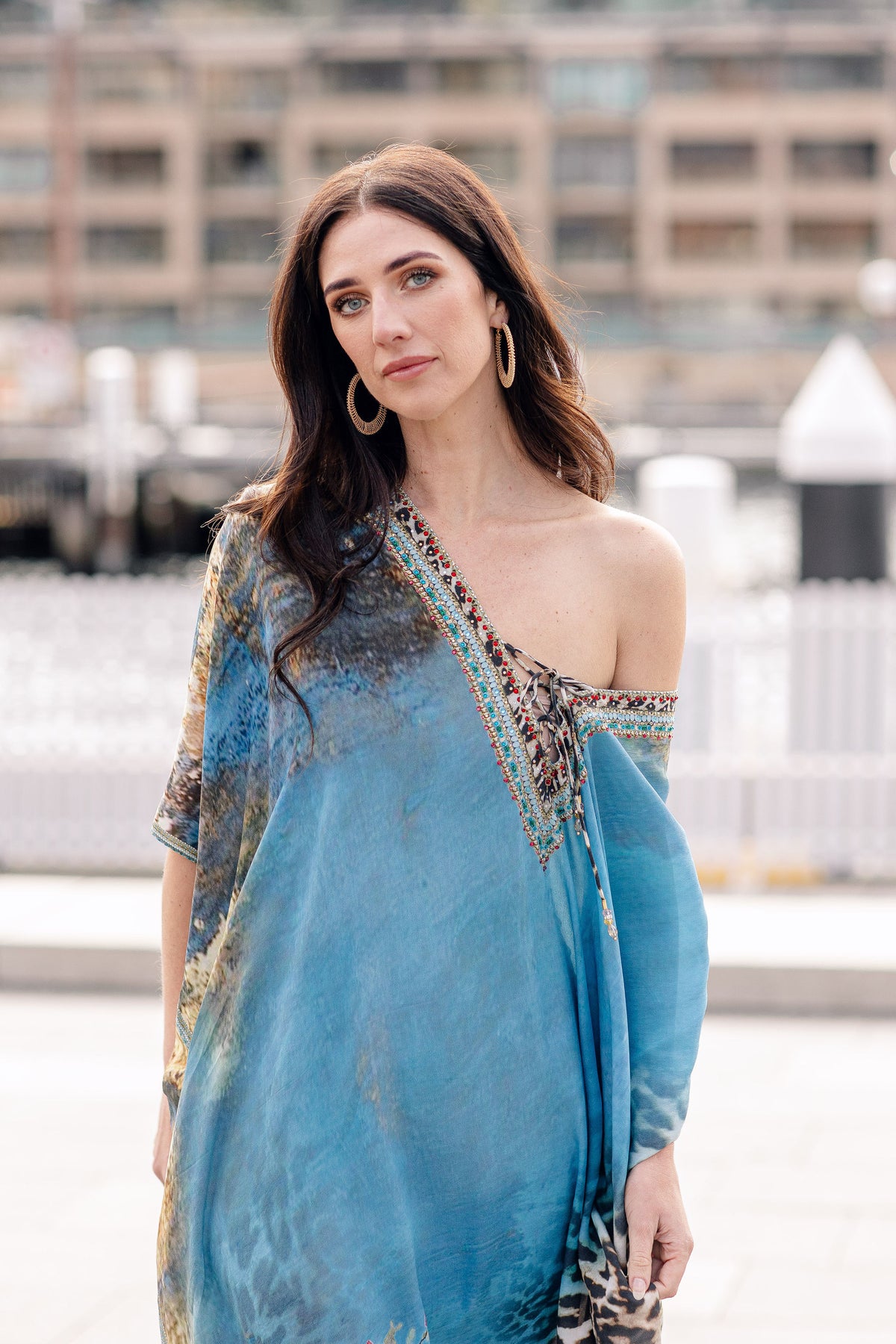 Wild Bloom Long Kaftan