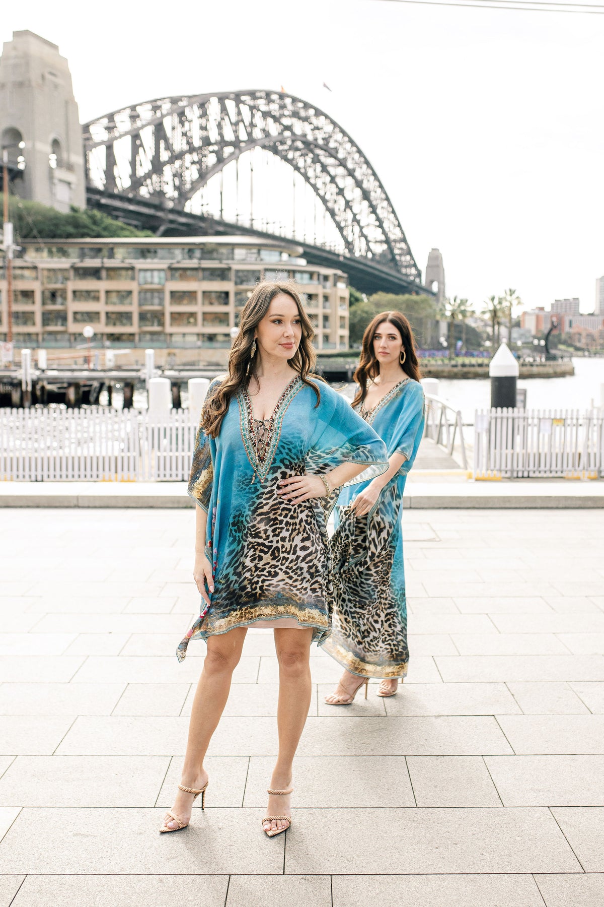Wild Bloom Short Kaftan