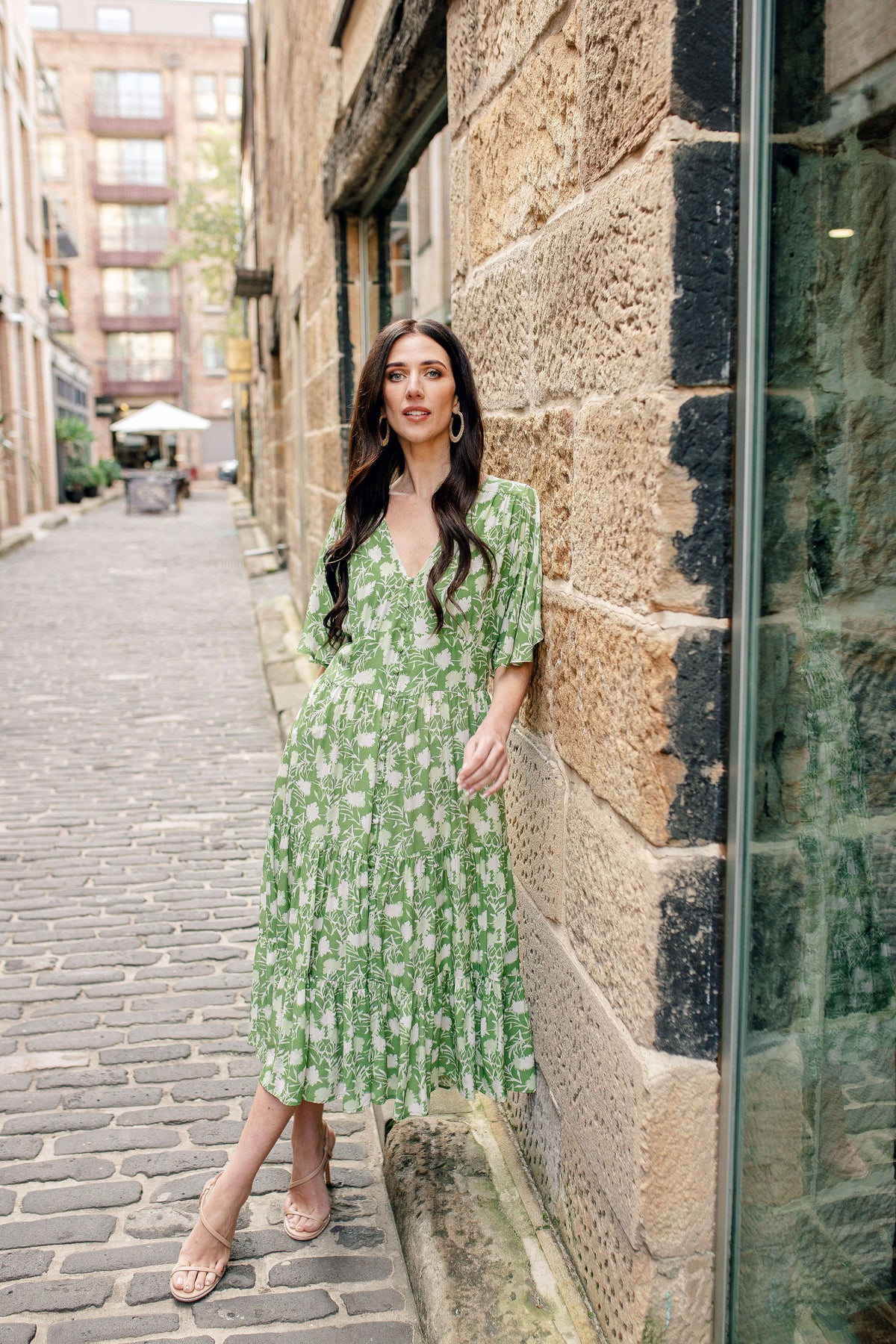 Julia Long Frill Dress
