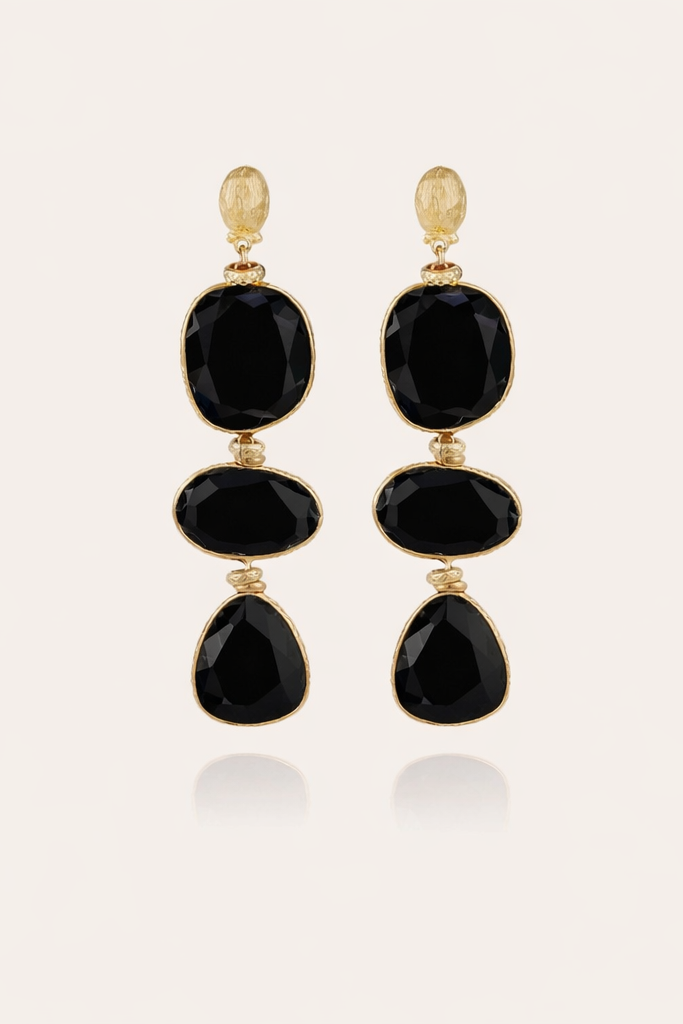 Sireine Earrings - Black
