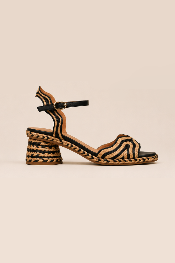 Danae Raffia Sandals