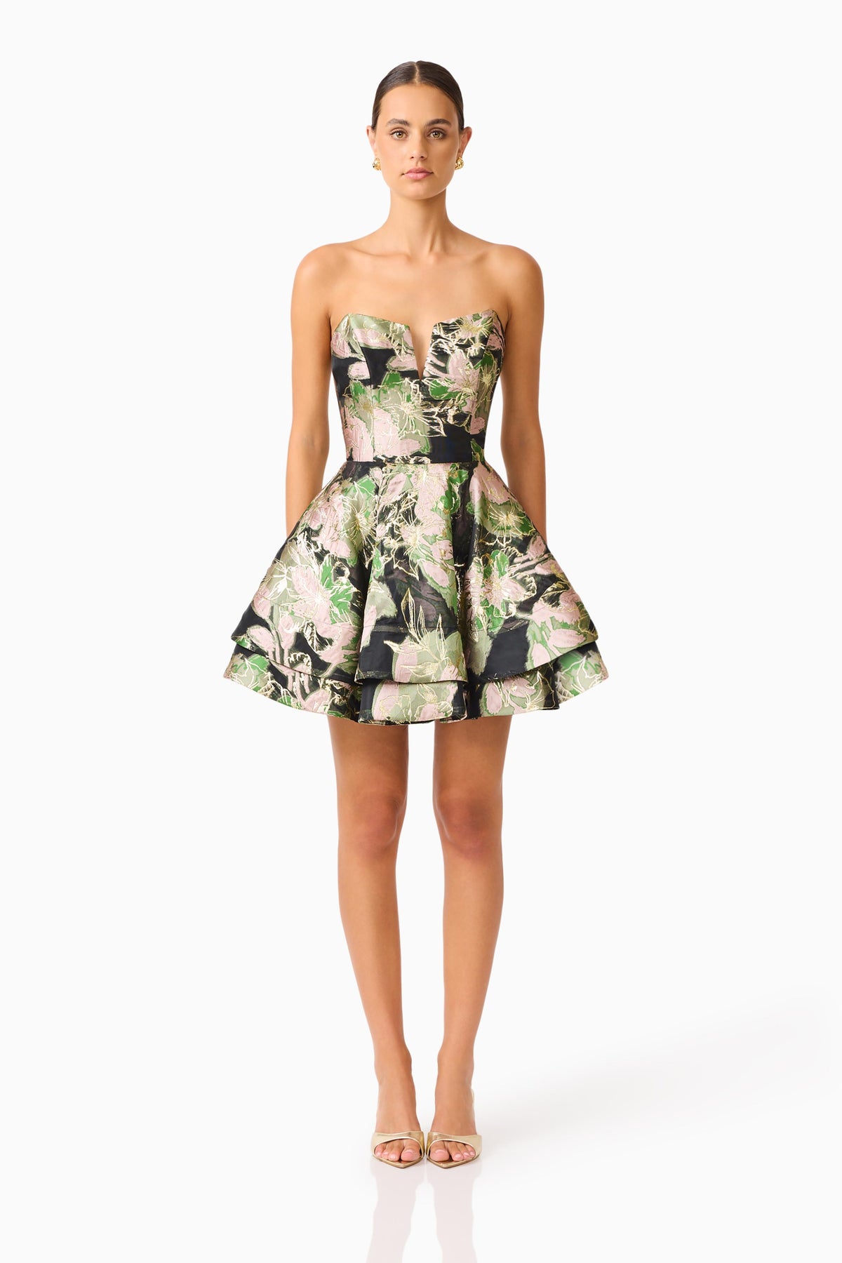 Florayne Strapless Mini Dress