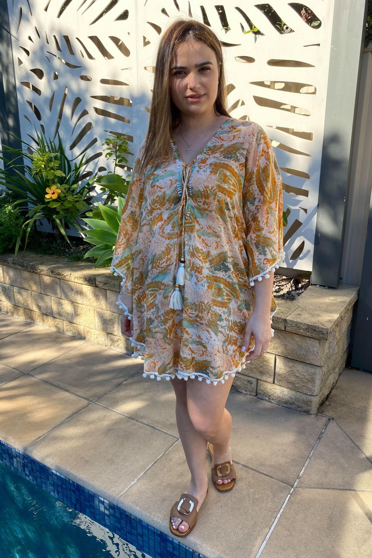 Coral Kaftan