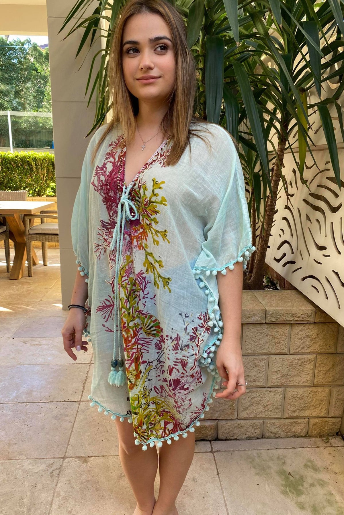 Blue Short Kaftan