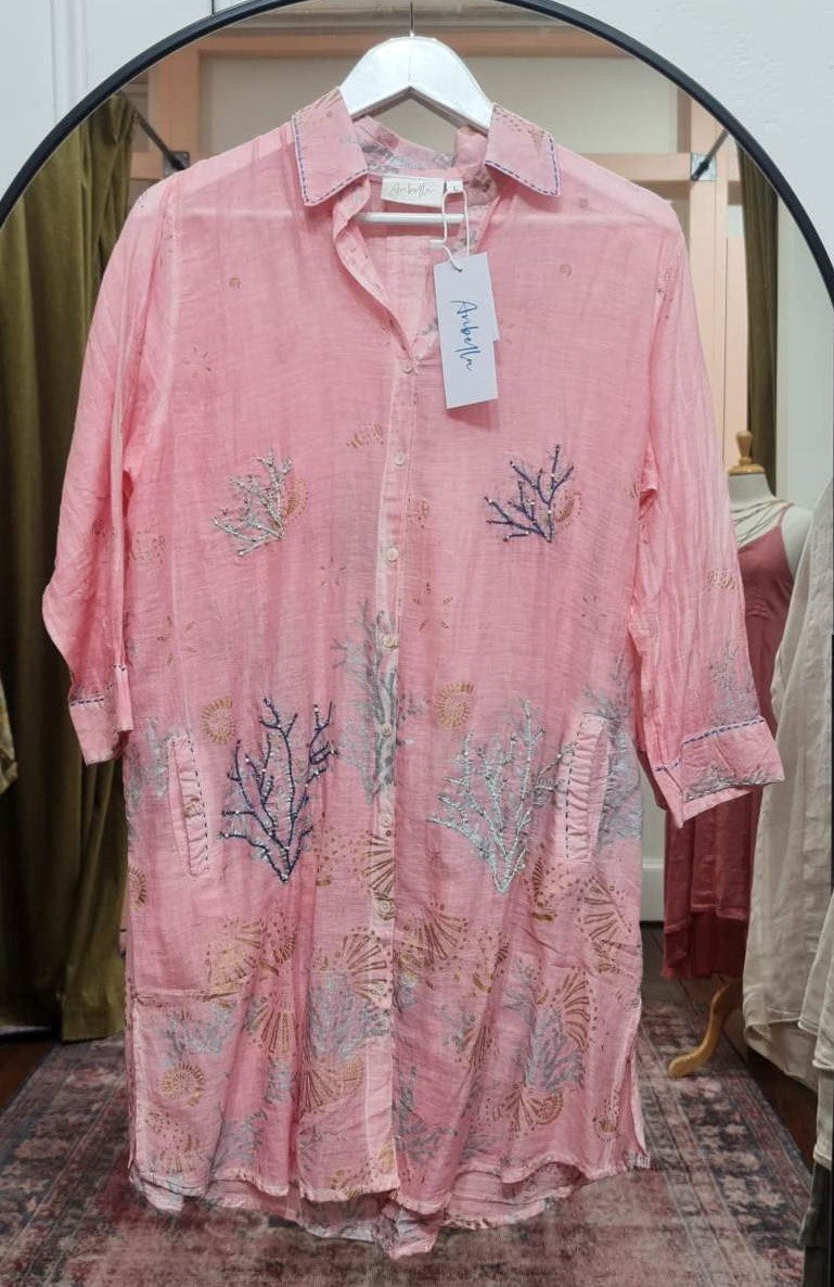 Cotton Embroided Shirt